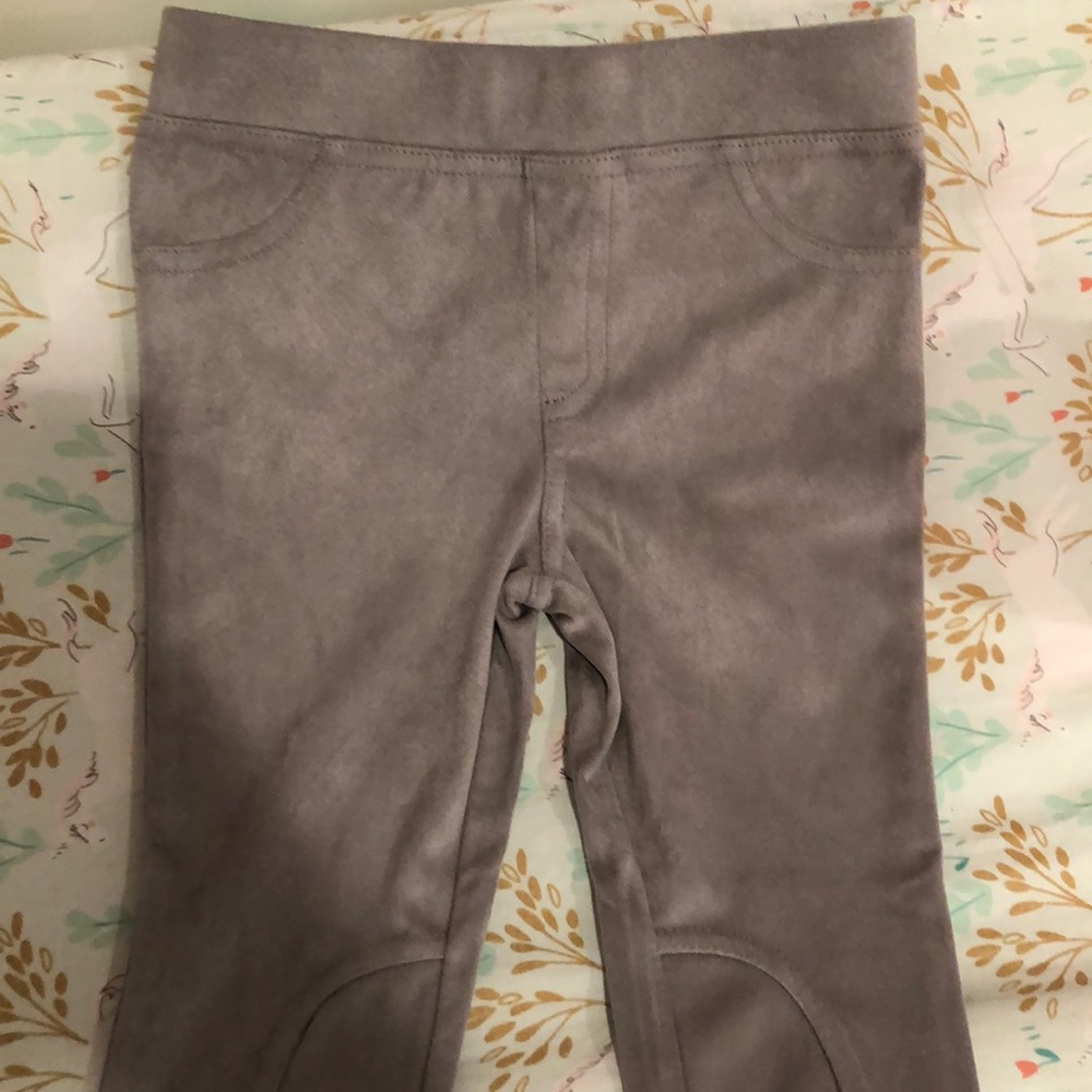 Grey Suede pants